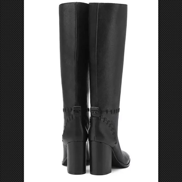 🚨SOLD🚨TORY BURCH Black Contraire 90mm Boots - Picture 5 of 8